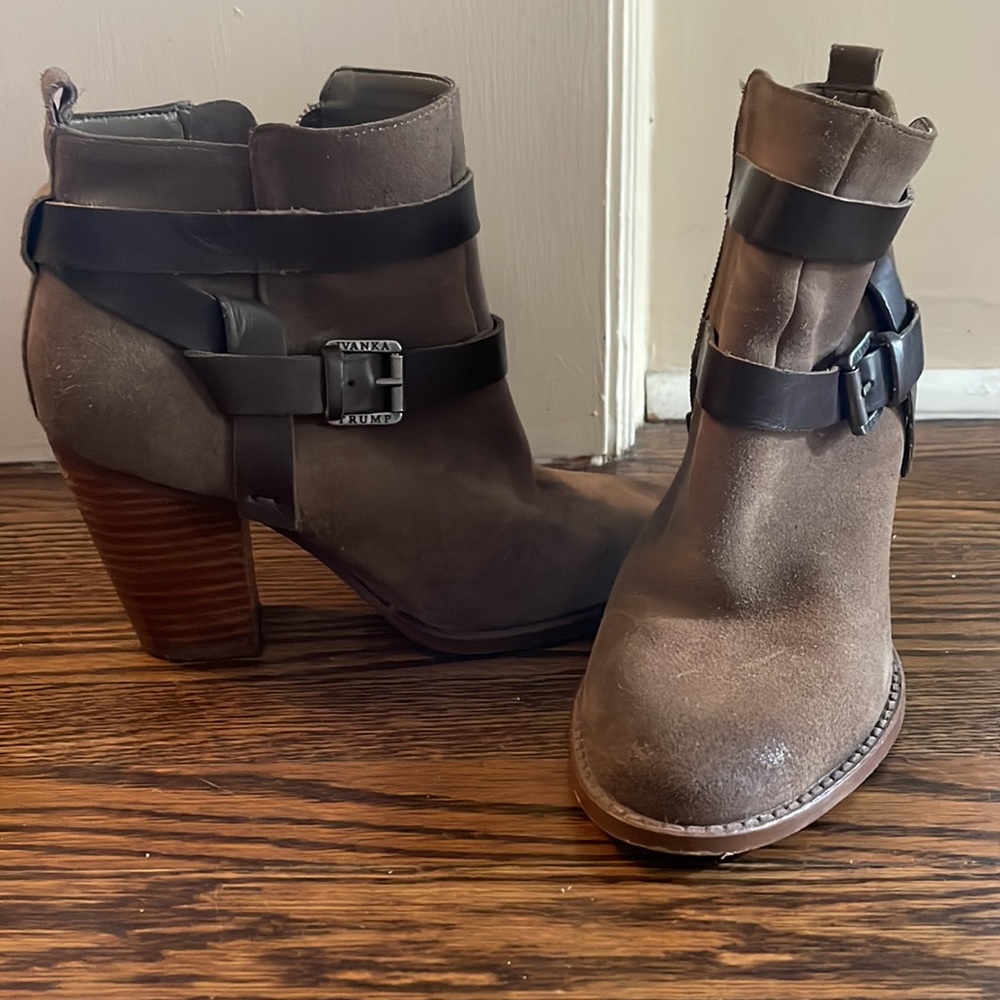 Ivanka Trump Brown Booties